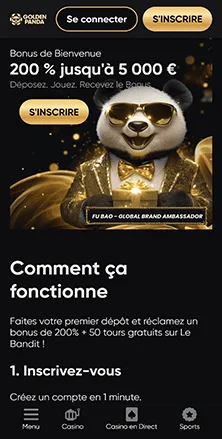 golden panda bonus exclusif