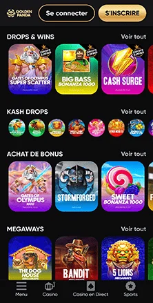 golden panda experience mobile