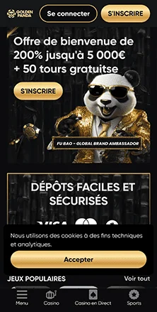 golden panda reglemente